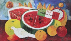 painting of fruit